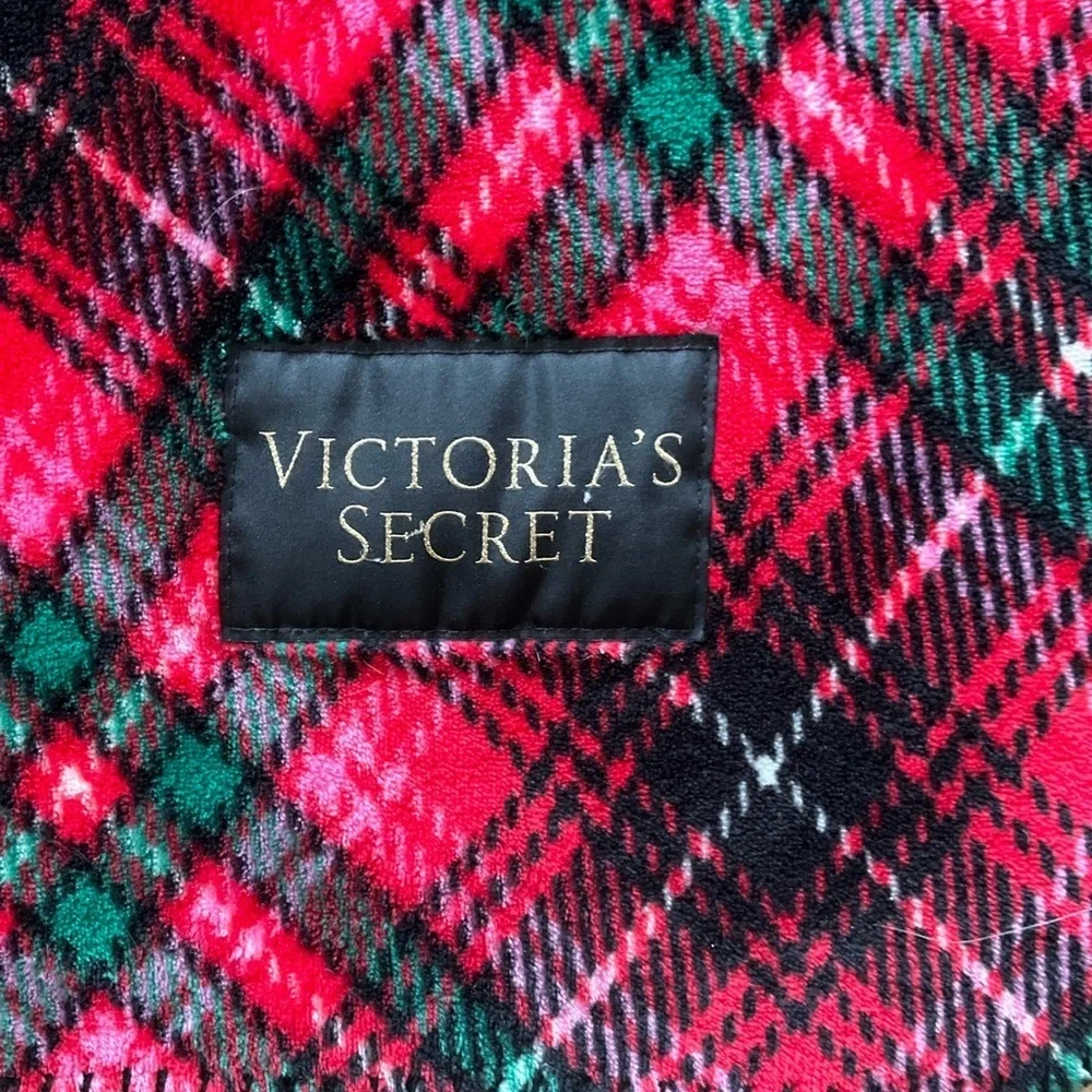 Victoria’s Secret Plaid Plush Blanket